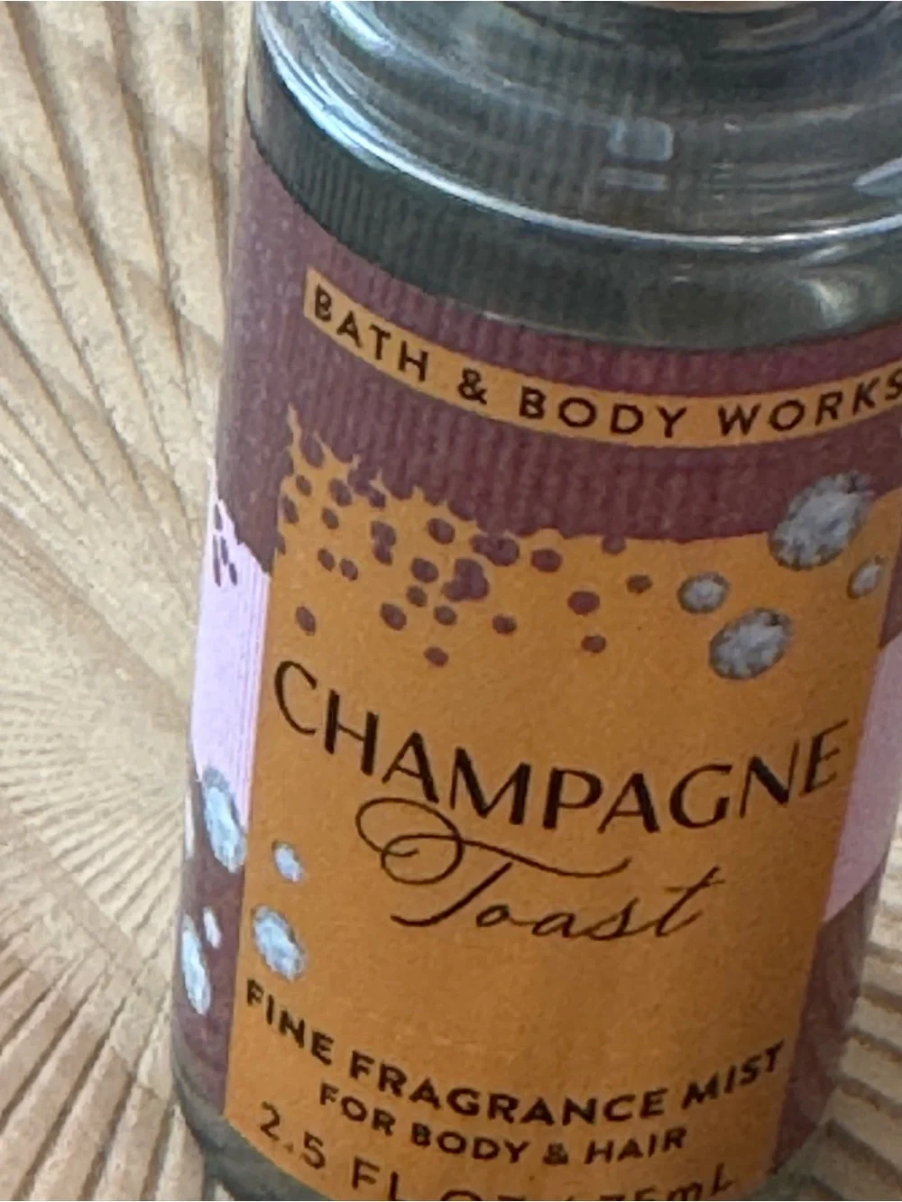 Bath & Body Works Champagne Toast Fine Fragrance Mist